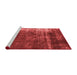 Industrial Red Washable Rugs