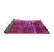 Sideview of Oriental Pink Industrial Rug, urb1077pnk