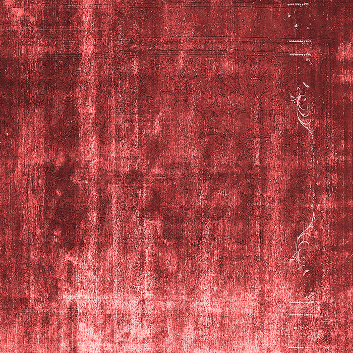 Machine Washable Oriental Red Industrial Rug, wshurb1077red