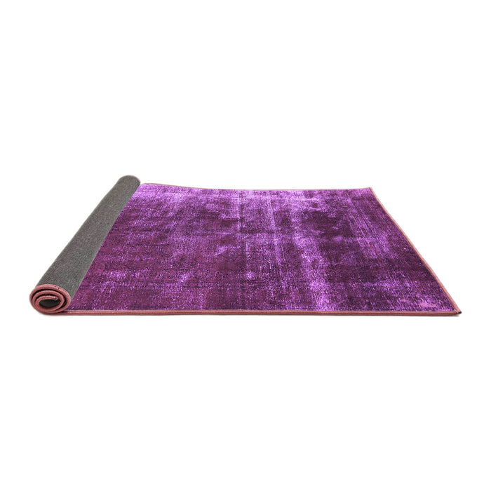 Sideview of Oriental Purple Industrial Rug, urb1077pur