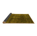 Sideview of Oriental Yellow Industrial Rug, urb1078yw