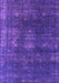 Machine Washable Oriental Purple Industrial Area Rugs, wshurb1078pur