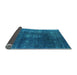 Sideview of Oriental Light Blue Industrial Rug, urb1078lblu