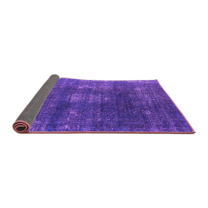 Sideview of Oriental Purple Industrial Rug, urb1078pur