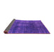 Sideview of Oriental Purple Industrial Rug, urb1078pur