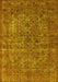 Oriental Yellow Industrial Rug, urb1079yw