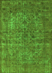 Oriental Green Industrial Rug, urb1079grn