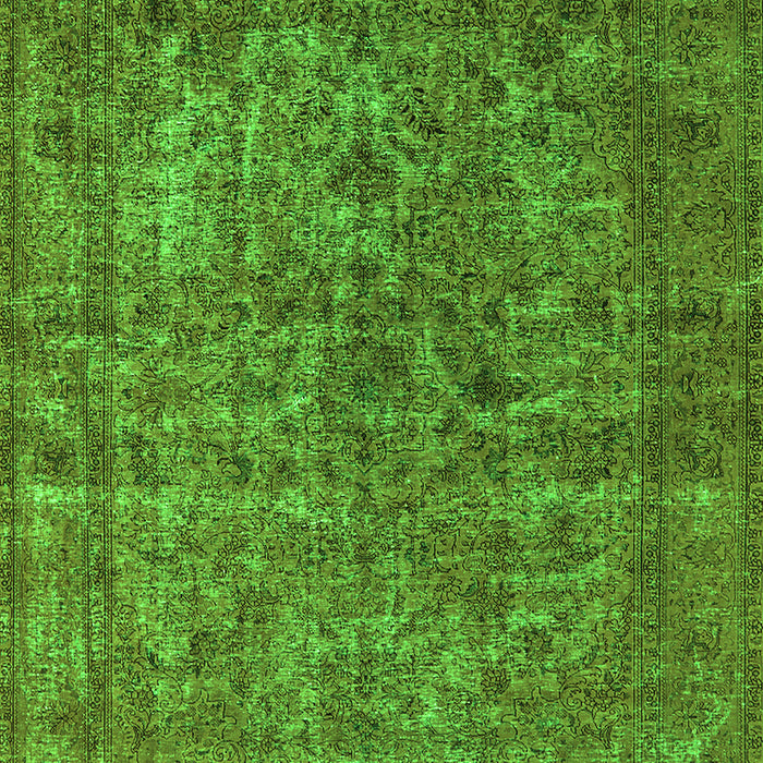 Oriental Green Industrial Rug, urb1079grn