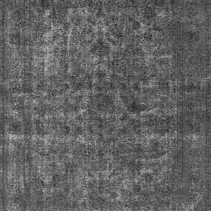 Machine Washable Oriental Gray Industrial Rug, wshurb1079gry