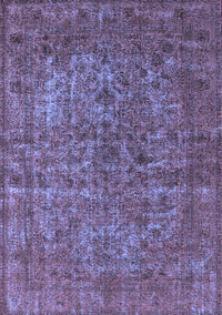 Oriental Blue Industrial Rug, urb1079blu