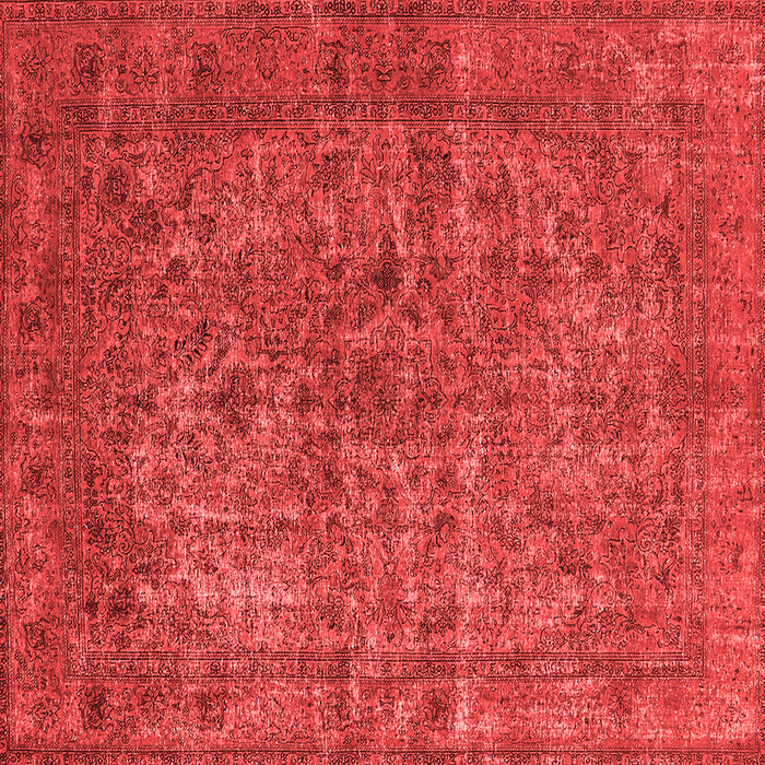 Machine Washable Oriental Red Industrial Rug, wshurb1079red