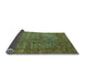 Sideview of Oriental Light Blue Industrial Rug, urb1079lblu