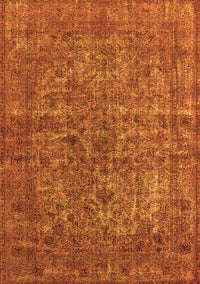 Oriental Orange Industrial Rug, urb1079org