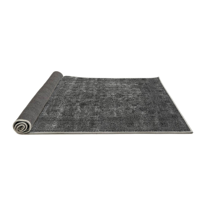 Sideview of Oriental Gray Industrial Rug, urb1079gry