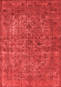 Oriental Red Industrial Rug, urb1079red