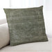 Lifestyle Image of Mid-Century Modern Urban Square Khaki Green Throw Pillow, 18 inch by 18 inch, pwurb1080