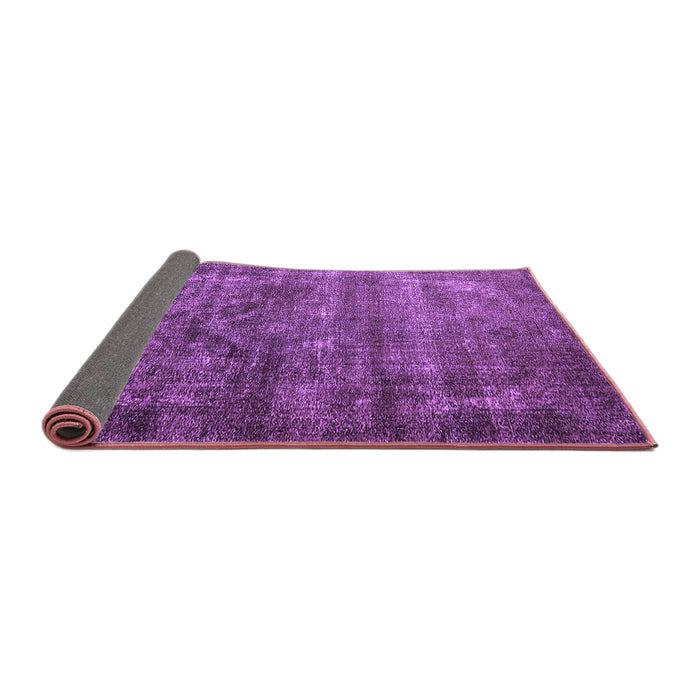 Sideview of Oriental Purple Industrial Rug, urb1080pur