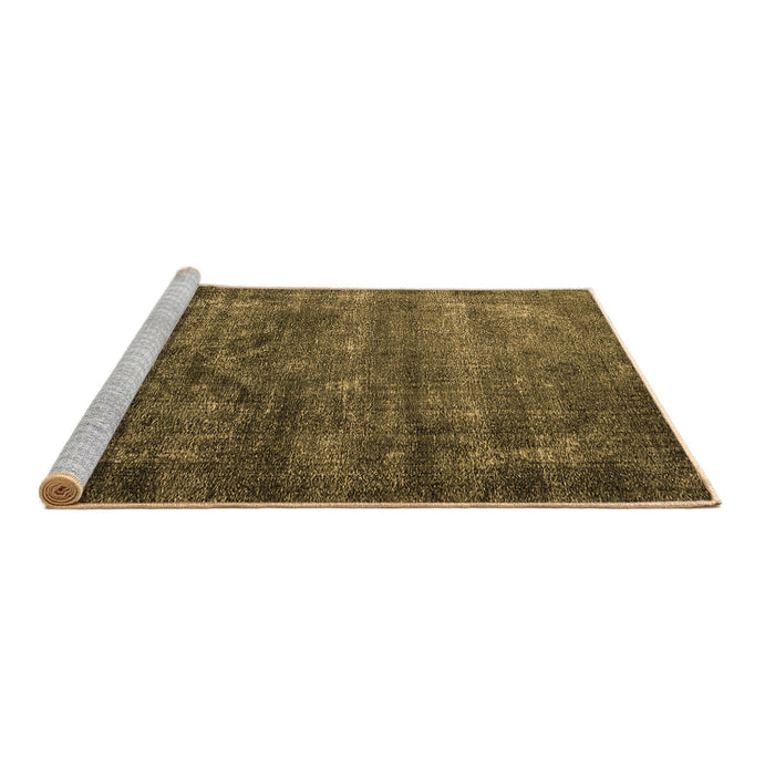 Sideview of Machine Washable Oriental Brown Industrial Rug, wshurb1080brn