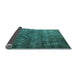 Sideview of Oriental Light Blue Industrial Rug, urb1080lblu