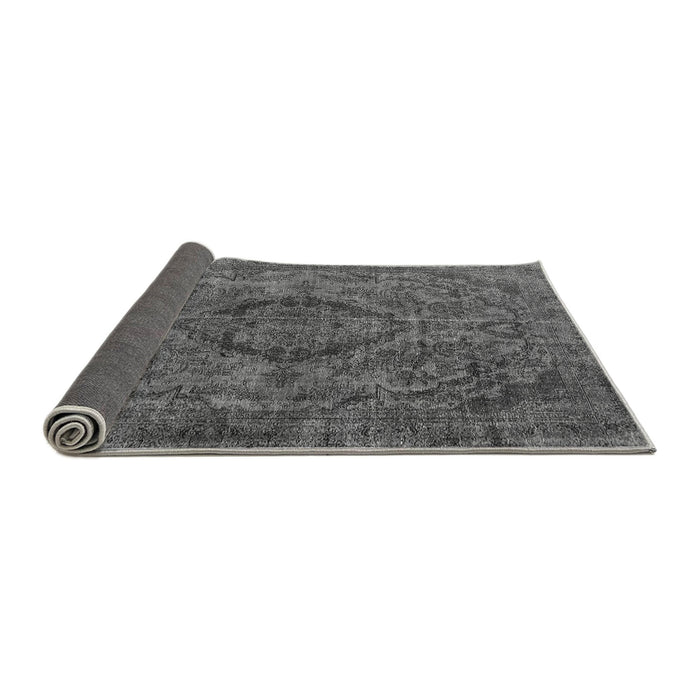 Sideview of Oriental Gray Industrial Rug, urb1081gry