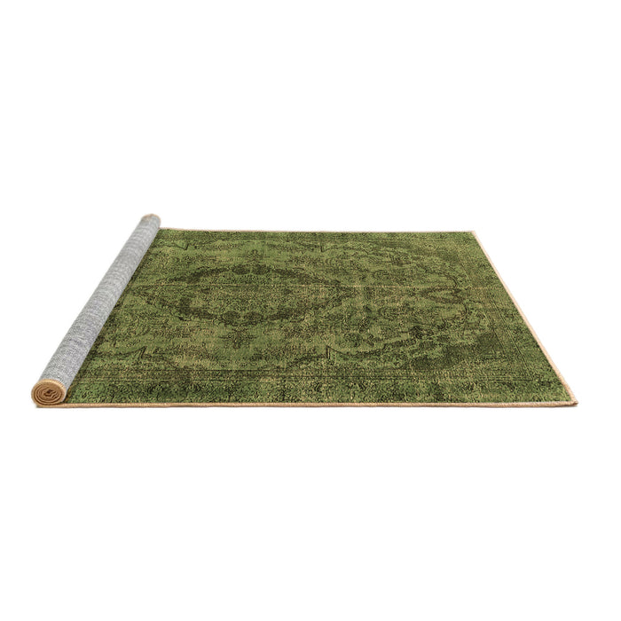 Sideview of Machine Washable Oriental Brown Industrial Rug, wshurb1081brn