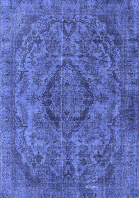 Oriental Blue Industrial Rug, urb1081blu