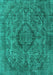 Oriental Turquoise Industrial Rug, urb1081turq