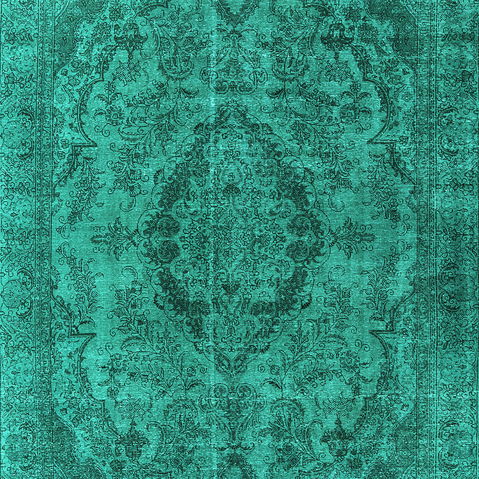 Oriental Turquoise Industrial Rug, urb1081turq
