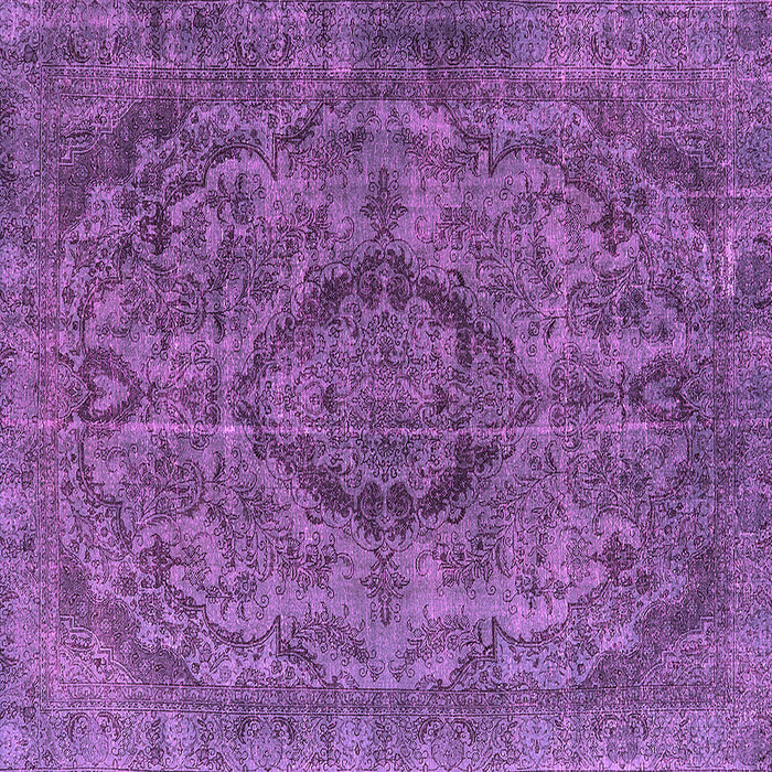 Square Oriental Pink Industrial Rug, urb1081pnk