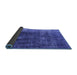 Sideview of Persian Blue Bohemian Rug, urb1082blu