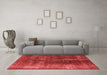 Bohemian Red Washable Rugs