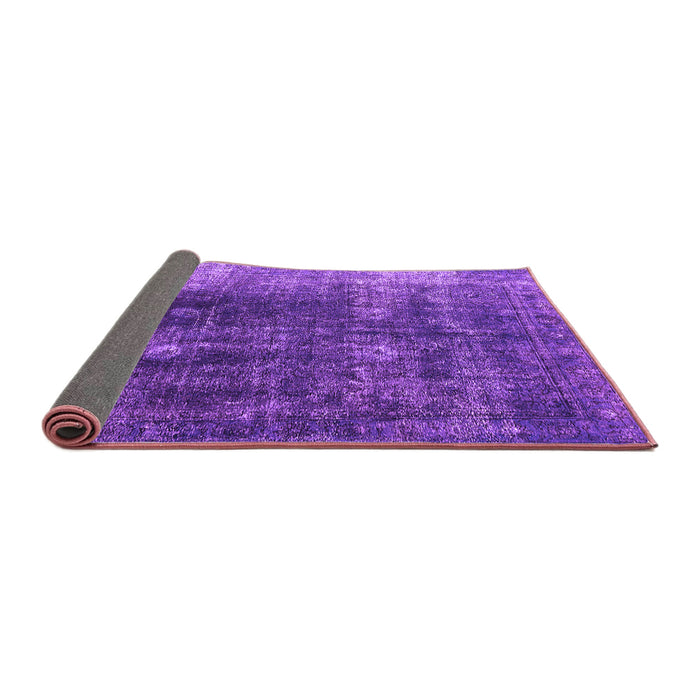 Sideview of Persian Purple Bohemian Rug, urb1082pur