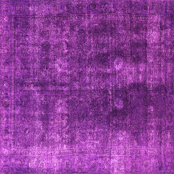 Square Machine Washable Persian Pink Bohemian Rug, wshurb1082pnk