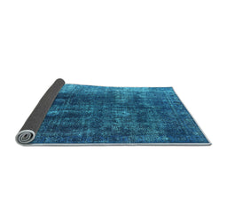 Sideview of Persian Light Blue Bohemian Rug, urb1082lblu