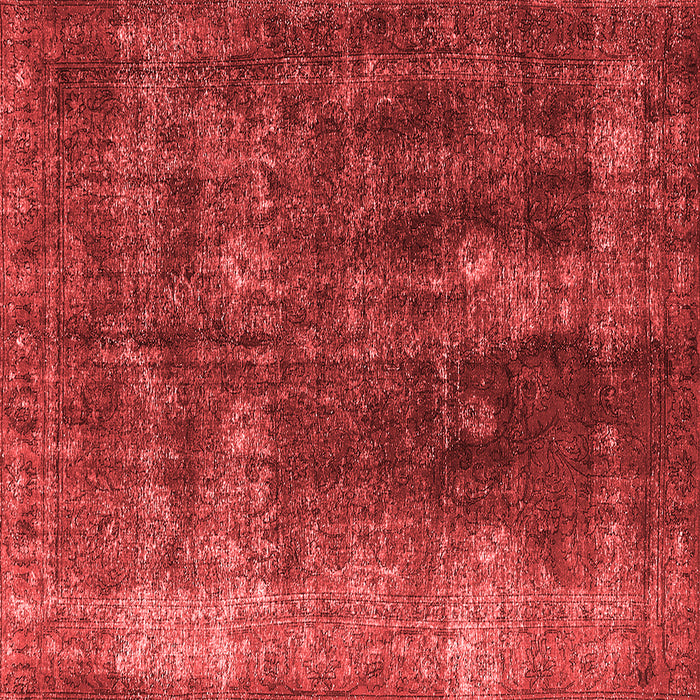 Machine Washable Persian Red Bohemian Rug, wshurb1082red