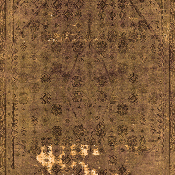 Machine Washable Persian Orange Bohemian Area Rugs, wshurb1083org