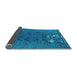 Sideview of Persian Light Blue Bohemian Rug, urb1083lblu