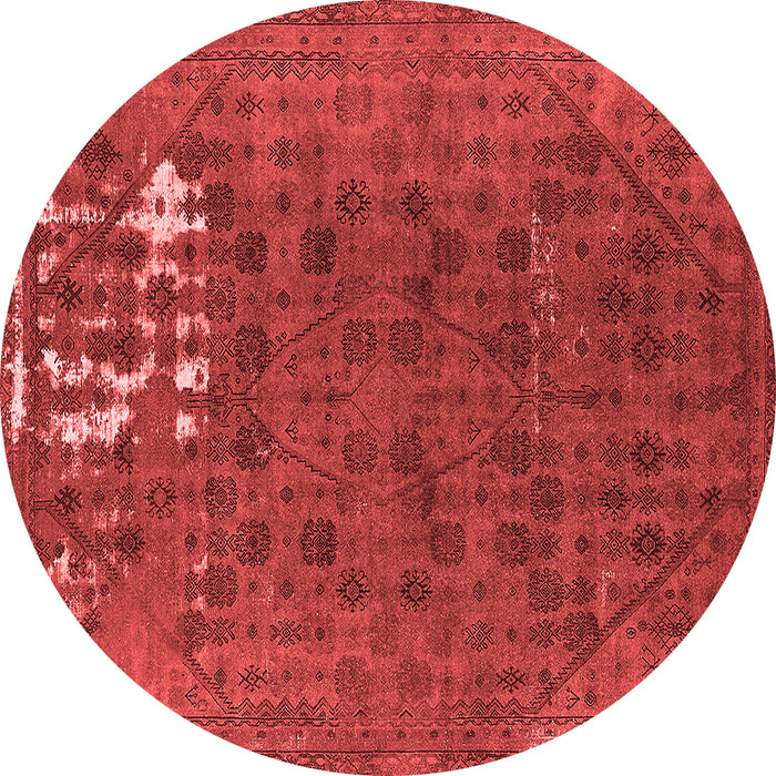 Machine Washable Persian Red Bohemian Rug, wshurb1083red