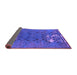 Sideview of Persian Purple Bohemian Rug, urb1083pur