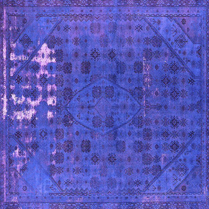 Square Machine Washable Persian Purple Bohemian Area Rugs, wshurb1083pur