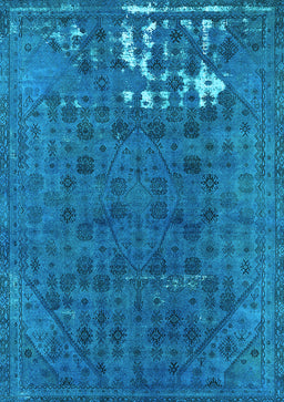 Persian Light Blue Bohemian Rug, urb1083lblu