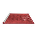 Bohemian Red Washable Rugs