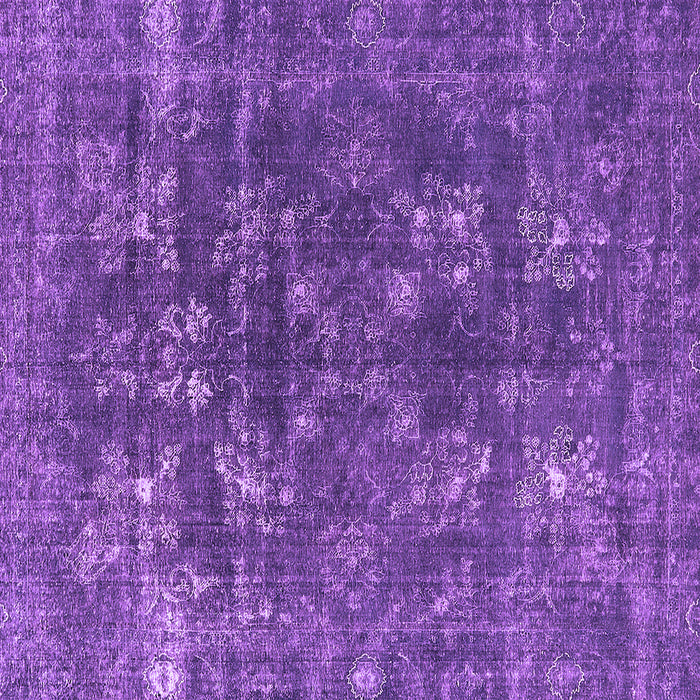 Square Oriental Purple Industrial Rug, urb1084pur