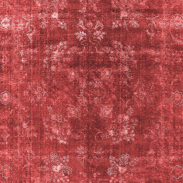 Machine Washable Oriental Red Industrial Rug, wshurb1084red