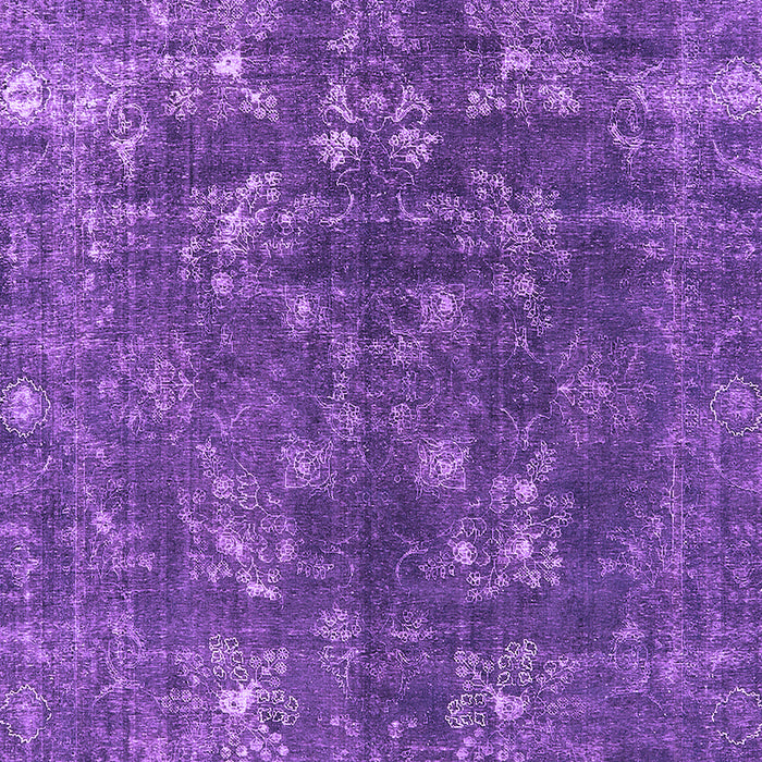Machine Washable Oriental Purple Industrial Area Rugs, wshurb1084pur