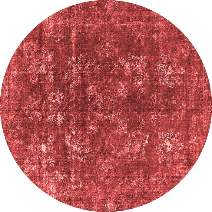 Machine Washable Oriental Red Industrial Rug, wshurb1084red