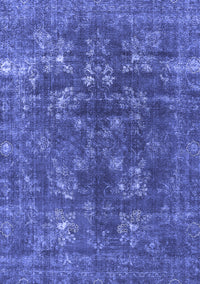 Oriental Blue Industrial Rug, urb1084blu