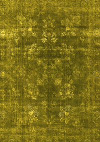 Oriental Yellow Industrial Rug, urb1084yw