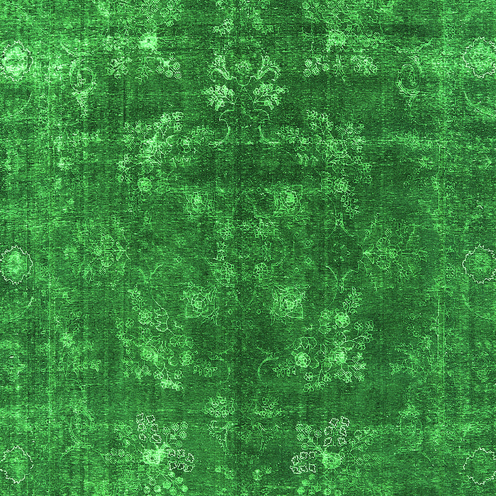 Oriental Green Industrial Rug, urb1084grn