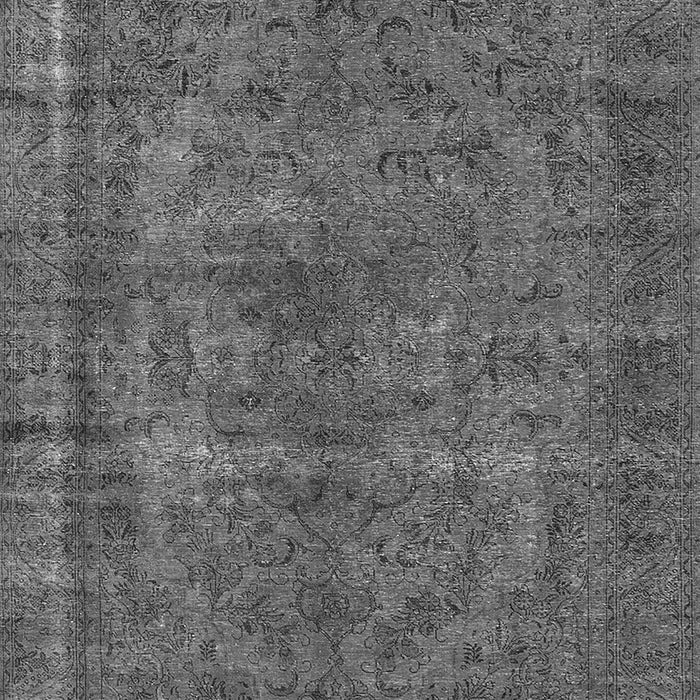 Machine Washable Oriental Gray Industrial Rug, wshurb1085gry